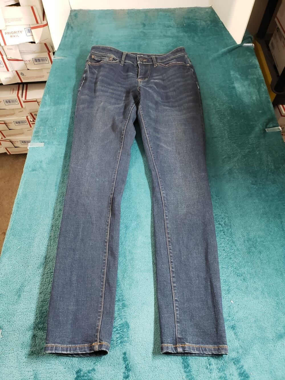 Aeropostale Jeans Size 28x32 Mens Blue Pants Stretch Denim Mid Rise Skinny